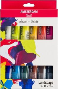 Artequipment TALENS AMSTERDAM ZESTAW 12X20ML LANDSCAPE COLORS uniw 1