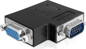 Adapter AV Delock D-Sub (VGA) - D-Sub (VGA) czarny (65345) 1