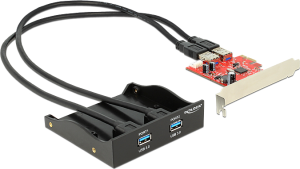 Delock Front Panel 3.5Cala 2 x USB 3.0 + PCI Kontroler (61775) 1