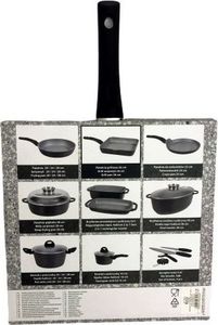 Patelnia Kesi OLINA PATELNIA GRILOWA 26X25 MARMURKOWA INDUKCJA 5