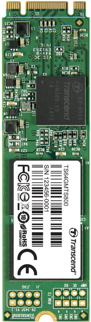 Dysk SSD Transcend 64 GB M.2 2280 SATA III (TS64GMTS800) 1