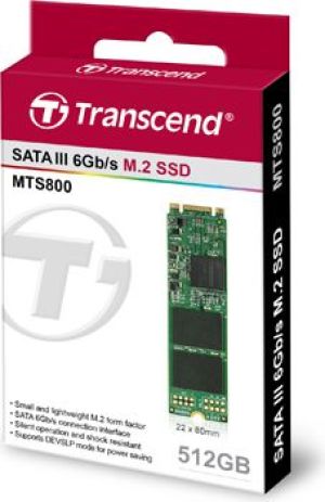 Dysk SSD Transcend MTS800 64GB M.2 2280 SATA III (TS64GMTS800) 3