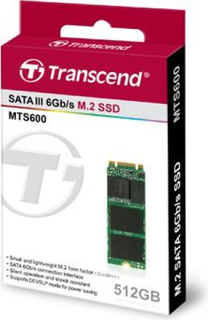 Dysk SSD Transcend MTS600 512 GB M.2 2260 SATA III (TS512GMTS600) 3