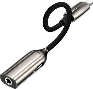 Adapter USB Baseus L56 Lightning - Jack 3.5mm Szary  (CALL56-0A) 1