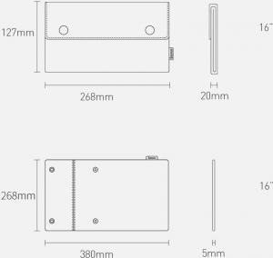 Etui Baseus Folding 16" Grafit 22