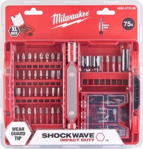 Milwaukee Zestaw bitów udarowych (75 szt.) Schockwave Impact Duty Milwaukee 4932471588 1