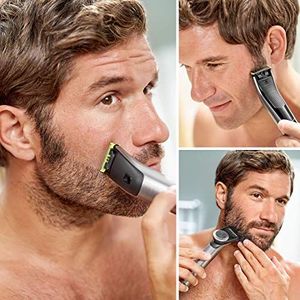 Maszynka do włosów Philips Philips OneBlade Pro Face + Body QP6620 / 30, z 2 ostrzami (1x twarz, 1x korpus), precyzyjnym trymerem i 2 nasadkami do ciała 4