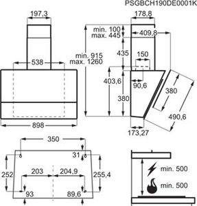 Okap Electrolux LFV616K 4