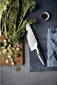 WMF Nóż szefa kuchni Chef's Edition 32 cm, specjalna stal ostrza, kuty nóż, cięcie wydajności, drewniana kaseta, ostrze 20 cm 4