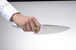 WMF Nóż szefa kuchni Chef's Edition 32 cm, specjalna stal ostrza, kuty nóż, cięcie wydajności, drewniana kaseta, ostrze 20 cm 7
