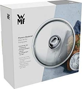 WMF Szklana pokrywa miski WMF, 20 cm, z metalową gałką, żaroodporne szkło, można myć w zmywarce 4