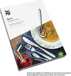 WMF Sztućce dziecięce WMF Safari, sztuki 4, od 3 lat, polerowana stal nierdzewna Cromargan, można myć w zmywarce 4