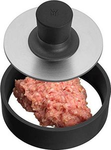 WMF WMF prasa do burgerów ze stali nierdzewnej 12,5 cm, prasa do pasztecików do równych pasztecików na pyszne hamburgery, cheeseburgery, wegańska prasa do burgerów, prasa do warzyw 9
