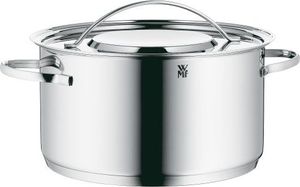 WMF Zestaw garnków WMF Gala Plus, sztuki 7, stal nierdzewna polerowana Cromargan, garnki z metalową pokrywką, garnki indukcyjne, garnek indukcyjny, niepowlekany 9