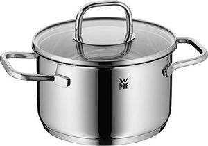 WMF Zestaw garnków WMF Intension 5 sztuk, polerowana stal nierdzewna Cromargan, garnki ze szklanymi pokrywkami, garnki indukcyjne, indukcja garnka, niepowlekane 9