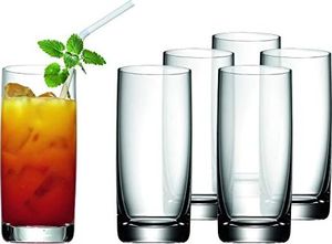 WMF Zestaw kieliszków WMF Easy long drink 6 sztuk 350 ml, kieliszek koktajlowy, szkło kryształowe, można myć w zmywarce, nietłukące 1