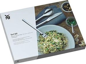 WMF Zestaw sztućców WMF Alteo, osoby 12, kawałki 60, nóż monoblokowy, matowa stal nierdzewna Cromargan, można myć w zmywarce 5