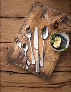 WMF Zestaw sztućców Denver, osoby 12, kawałki 60, nóż monoblok, stal nierdzewna Cromargan, polerowana, błyszcząca, można myć w zmywarce 5