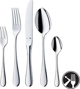 WMF Zestaw sztućców WMF Kent, osoby 12, kawałki 60, nóż monoblokowy, Cromargan Protect stal nierdzewna, polerowany, błyszczący, odporny na zarysowania, można myć w zmywarce 1