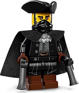 LEGO LEGO 71018 Minifigurkas Seria 17 - Sekretna minifigurka Miniaturowa figurka rozbójnika 1