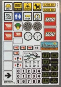 LEGO LEGO Xtra 853921 naklejka z klocków 4