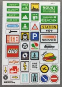 LEGO LEGO Xtra 853921 naklejka z klocków 6