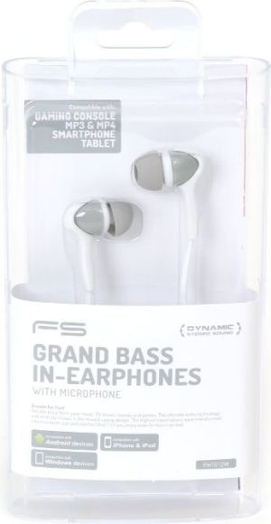 Słuchawki Freestyle z mikrofonem FH1012 białe (42705]) 2