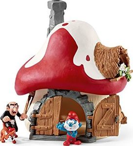 Figurka Schleich Schleich 20803 Smerfy 20803-Smerfowy domek z 2 figurkami 1