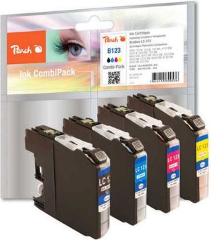 Tusz Peach tusze PI500-98 / LC-123 (cyan, magenta, yellow, black) 1