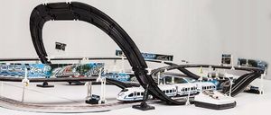 DK Tor samochodowy Kolejka Elektryczna 2w1  (11821-uniw) 9