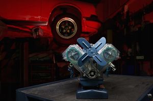 Haynes Silnik spalinowy V8 engine model do składania 4