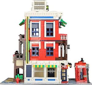 Modbrix Modbrix sklep narożny, budynek modułowy, bloki zaciskowe 2332 2