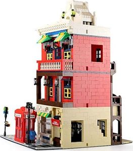 Modbrix Modbrix sklep narożny, budynek modułowy, bloki zaciskowe 2332 4