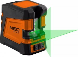 Neo Laser krzyżowy 75-107 zielony 20 m 2
