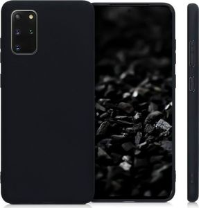 Alogy Etui silikonowe Alogy slim case do Samsung Galaxy S20 Plus czarne + Szkło Alogy Full uniwersalny 4