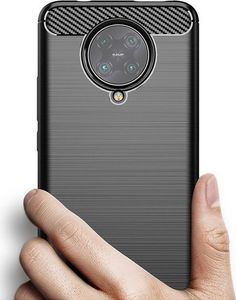 Alogy Etui Alogy Rugged Armor do Xiaomi Poco F2 Pro czarne + Szkło Alogy uniwersalny 4