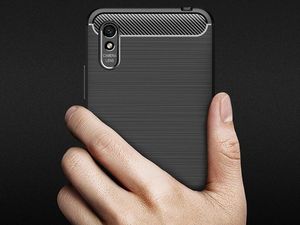 Alogy Etui Alogy Rugged Armor do Xiaomi Redmi 9A czarne + Szkło Alogy uniwersalny 8