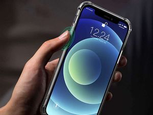 Alogy Etui pancerna ShockProof Alogy do Apple iPhone 12 Mini przezroczyste + Szkło Alogy uniwersalny 4