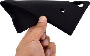 Alogy Etui silikonowe Alogy slim case do Samsung Galaxy A60 czarne + Szkło Alogy uniwersalny 5