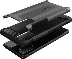 Alogy Etui Alogy Hard Armor do Samsung Galaxy S20 Plus szare + Szkło Alogy Full uniwersalny 4