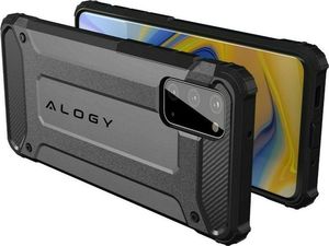 Alogy Etui Alogy Hard Armor do Samsung Galaxy S20 szare + Szkło Alogy Full uniwersalny 4