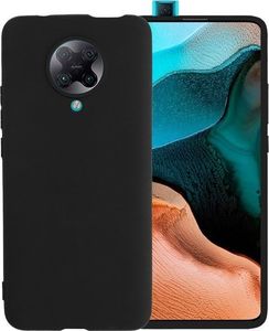 Alogy Etui silikonowe Alogy slim case do Xiaomi Redmi K30 Pro czarne + Szkło Alogy Full uniwersalny 1