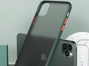 Alogy Etui Alogy matowe Bumper case do Apple iPhone 11 Pro Max zielone + Szkło Alogy uniwersalny 7