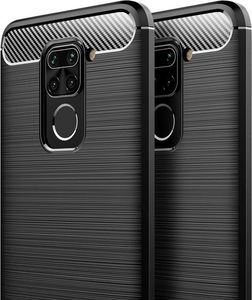 Alogy Etui Alogy Rugged Armor do Xiaomi Redmi 10X/ 10X Pro/ Note 9 czarne + Szkło Alogy uniwersalny 3