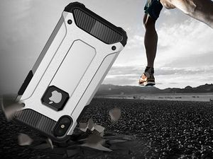 Alogy Etui Pancerne Alogy Apple iPhone X Xs Hard Armor Białe + Szkło uniwersalny 3