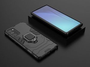 Alogy Etui Alogy Stand Ring Armor do Samsung Galaxy Note 20 czarne + Szkło 3mk uniwersalny 8