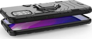 Alogy Etui Alogy Stand Ring Armor do Xiaomi Mi 10 Lite czarne + Szkło Alogy uniwersalny 3