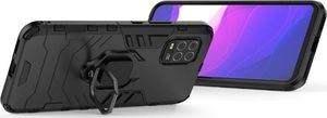 Alogy Etui Alogy Stand Ring Armor do Xiaomi Mi 10 Lite czarne + Szkło Alogy uniwersalny 5