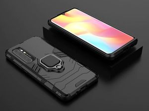 Alogy Etui Alogy Stand Ring Armor do Xiaomi Mi Note 10 Lite czarne + Folia 3mk ARC uniwersalny 7
