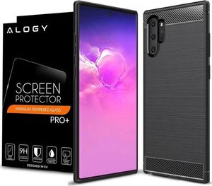 Alogy Etui Alogy Rugged Armor do Samsung Galaxy Note 10 Plus czarne + Folia Hydrogel Alogy uniwersalny 7
